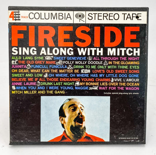 Fireside Sing Along With Mitch Miller Reel to Reel Tape 7 1/2 IPS Columbia