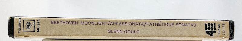 Moonlight Appassionata Pathetique Sonatas by Glenn Gould Reel Tape Columbia