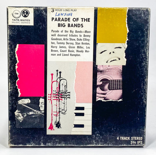 Parade Of The Big Bands Reel to Reel Tape 3 3/4 IPS Tape-Masters