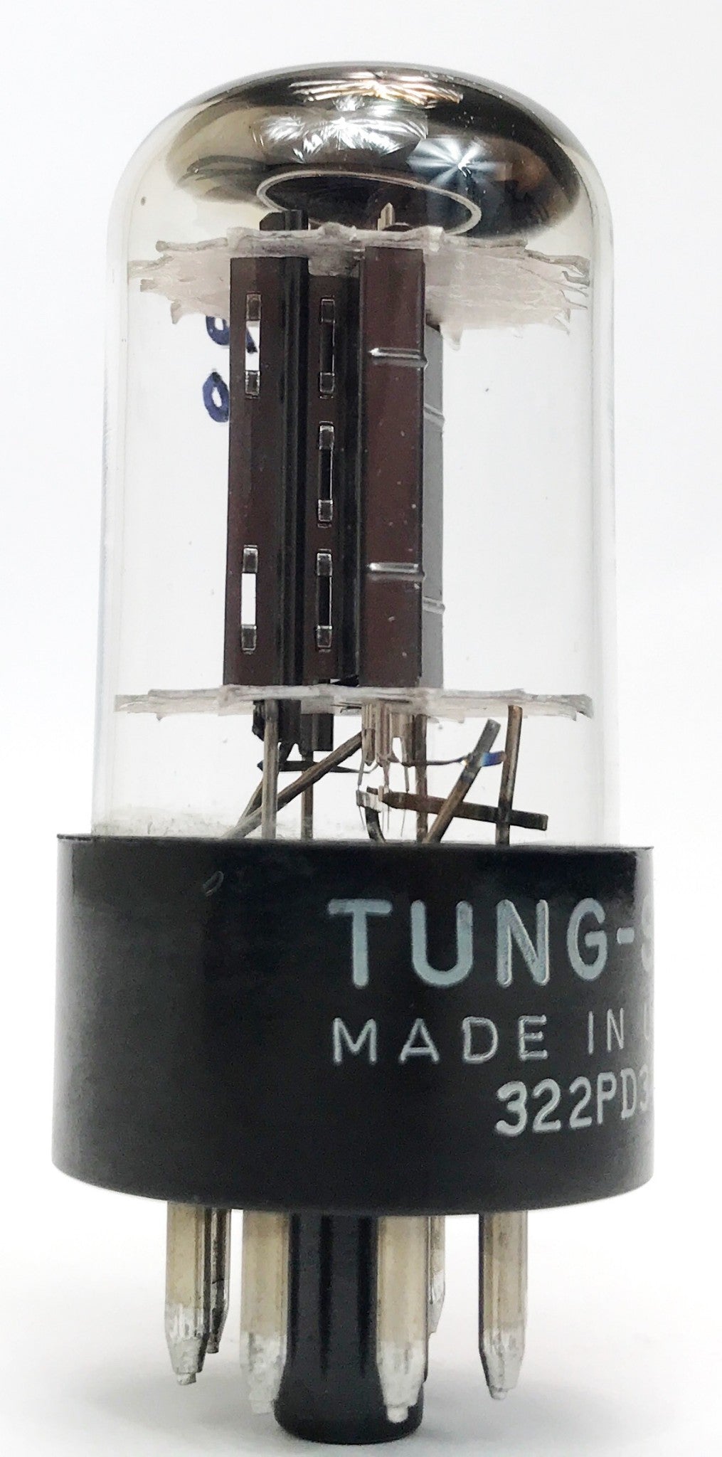 Tung-Sol 6SN7GTB Black Plate O Getter Balanced Vacuum Tube