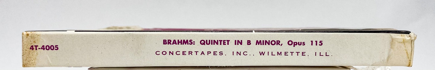 Brahms Quintet Fine Arts Quartet Reel to Reel Tape 7 1/2 IPS Concertapes New