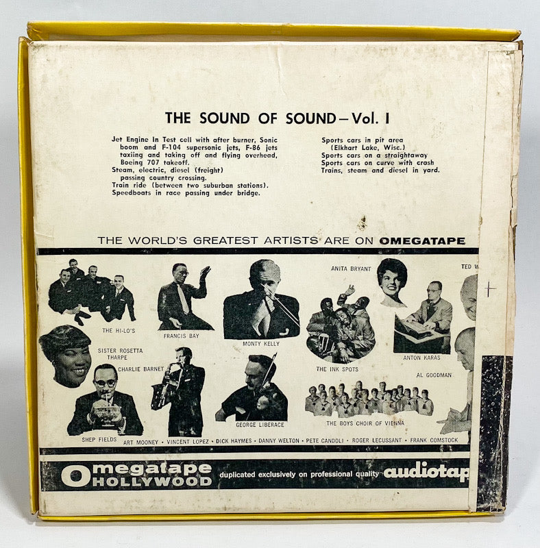 The Sound of Sound Volume 1 Reel to Reel Tape 3 3/4 IPS Omegatape