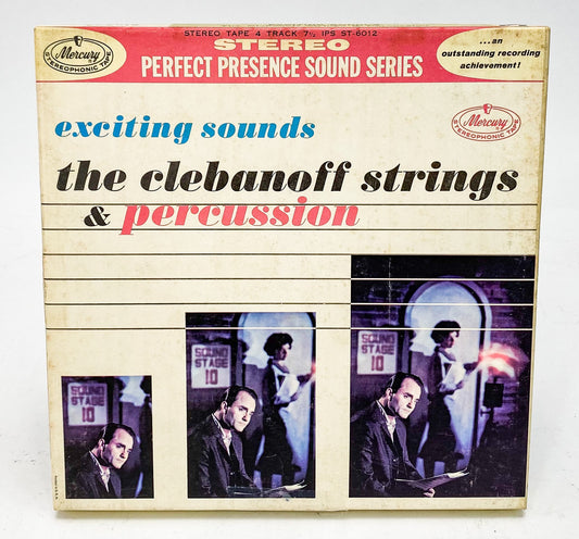 Clebanoff Strings & Percussion Exciting Sounds Reel to Reel Tape 7.5 IPS Mercury