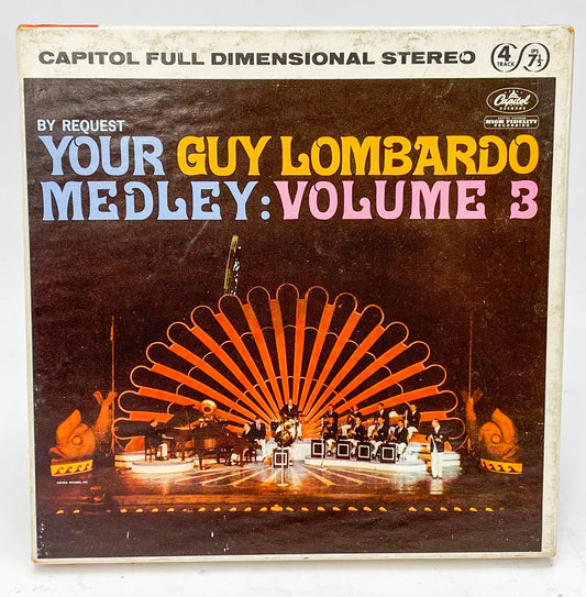 Your Guy Lombardo Medley Volume 3 Reel to Reel Tape 7 1/2 IPS Capitol