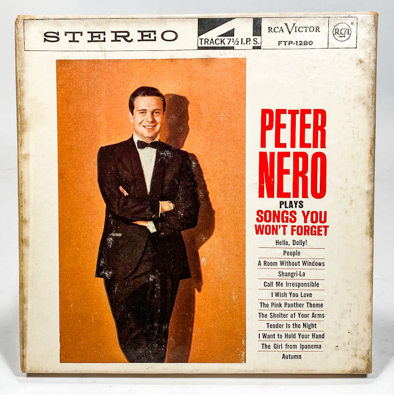 Plays Songs You Won't Forget by Peter Nero Reel to Reel Tape 7 1/2 IP RCA