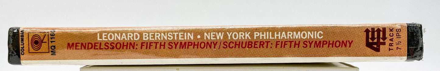 Bernstein Mendelssohn and Schubert No 5 Reel to Reel Tape 7 1/2 IPS Columbia