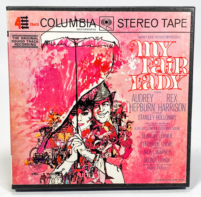 My Fair Lady Original Cast Sound Track Reel to Reel Tape 7 1/2 IPS Columbia