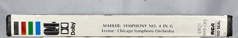 Mahler Symphony No 4 In G by James Levine Quad Reel Tape 7 1/2 IPS RCA Dolby