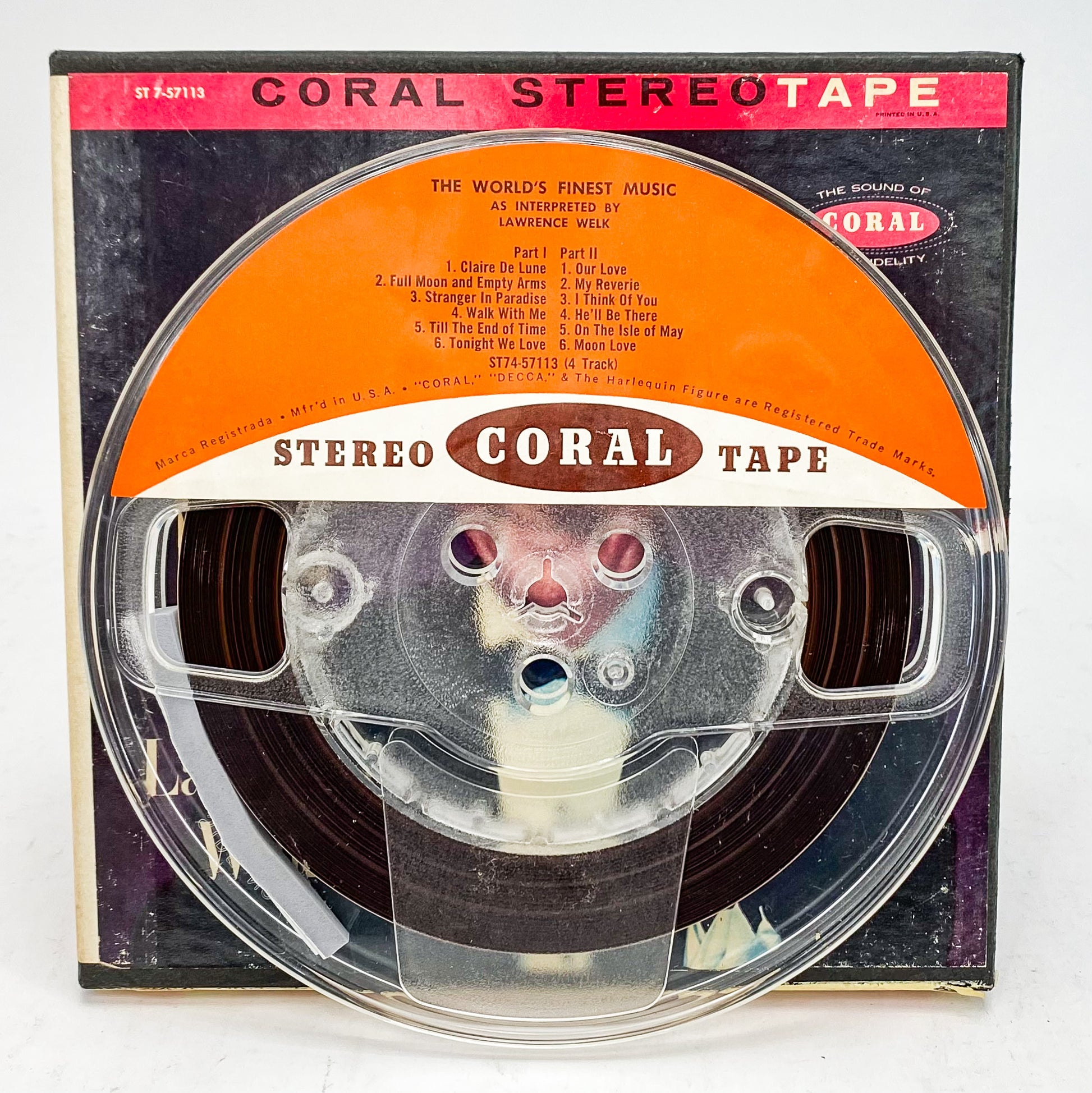 The World's Finest Music Lawrence Welk Reel to Reel Tape 7 1/2 IPS Cor –  Soundtrack Hi-Fi