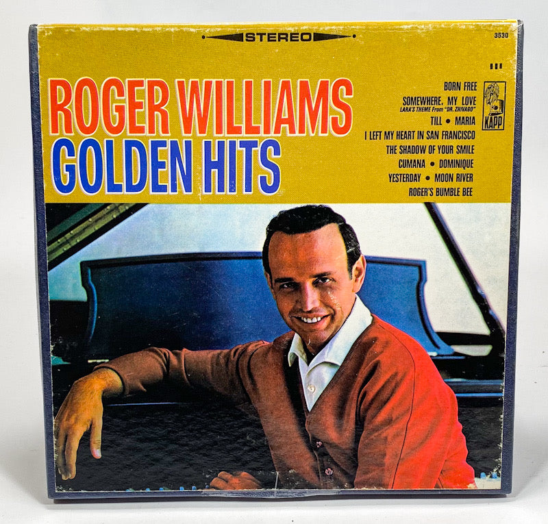 Golden Hits Roger Williams Reel to Reel Tape 7 1/2 IPS Kapp – Soundtrack  Hi-Fi