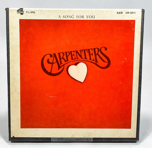 A Song For You by Carpenters Reel to Reel Tape 7 1/2 IPS A&M