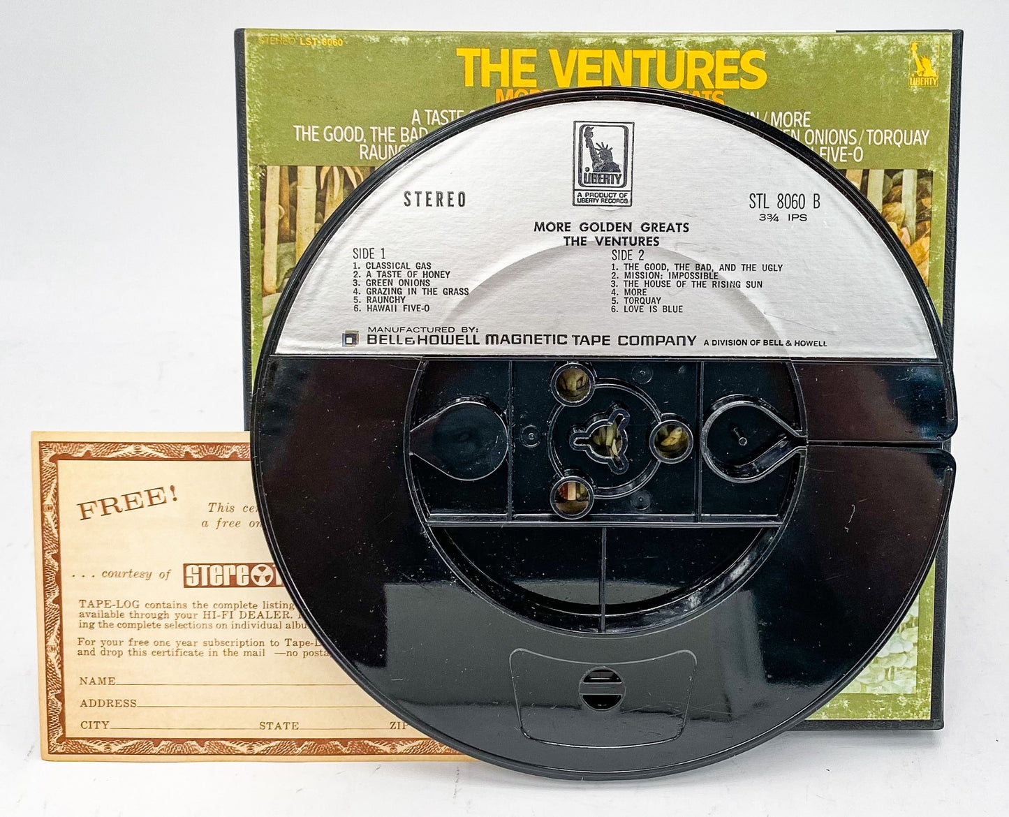 The Ventures More Golden Greats Reel to Reel Tape 3 3/4 IPS Liberty