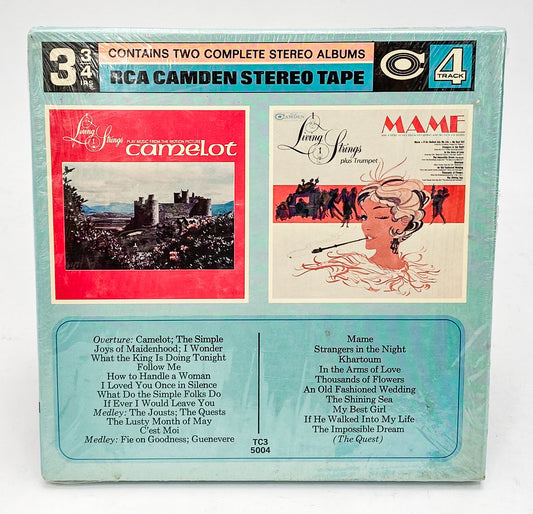 Living Strings Camelot & Mame Reel to Reel Tape 3 3/4 IPS RCA New