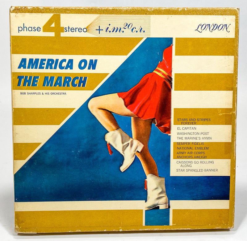 America On The March Bob Sharples Reel to Reel Tape 7 1/2 IPS London