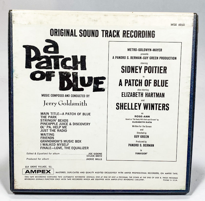 A Patch Of Blue Original Soundtrack by Jerry Goldsmith Reel Tape Mainstream