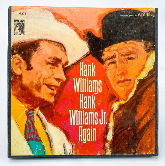 Hank Williams Hank Williams Jr. Again Reel to Reel Tape 7 1/2 IPS MGM