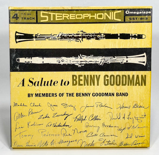 Salute To Benny Goodman Benny Goodman Band Reel to Reel Tape 7 1/2 IPS Omegatape