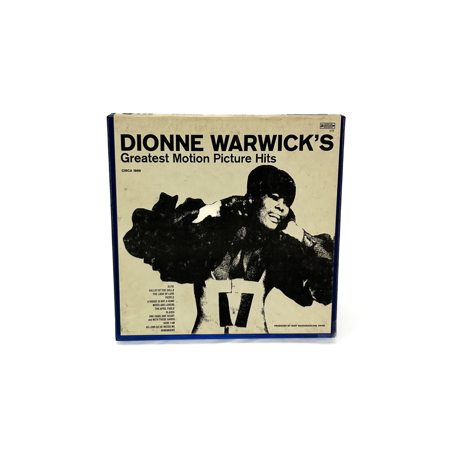 Greatest Motion Picture Hits Dionne Warwick Reel to Reel Tape 3 3/4 IPS Scepter