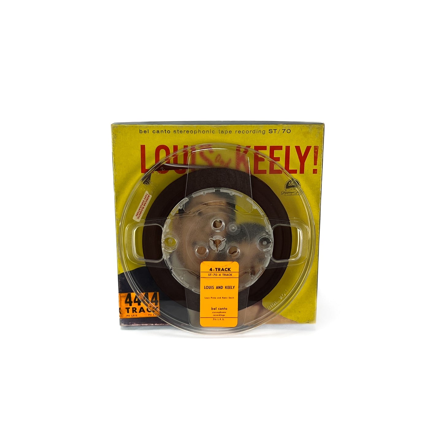 Louis And Keely Reel to Reel Tape 7 1/2 IPS Bel Canto