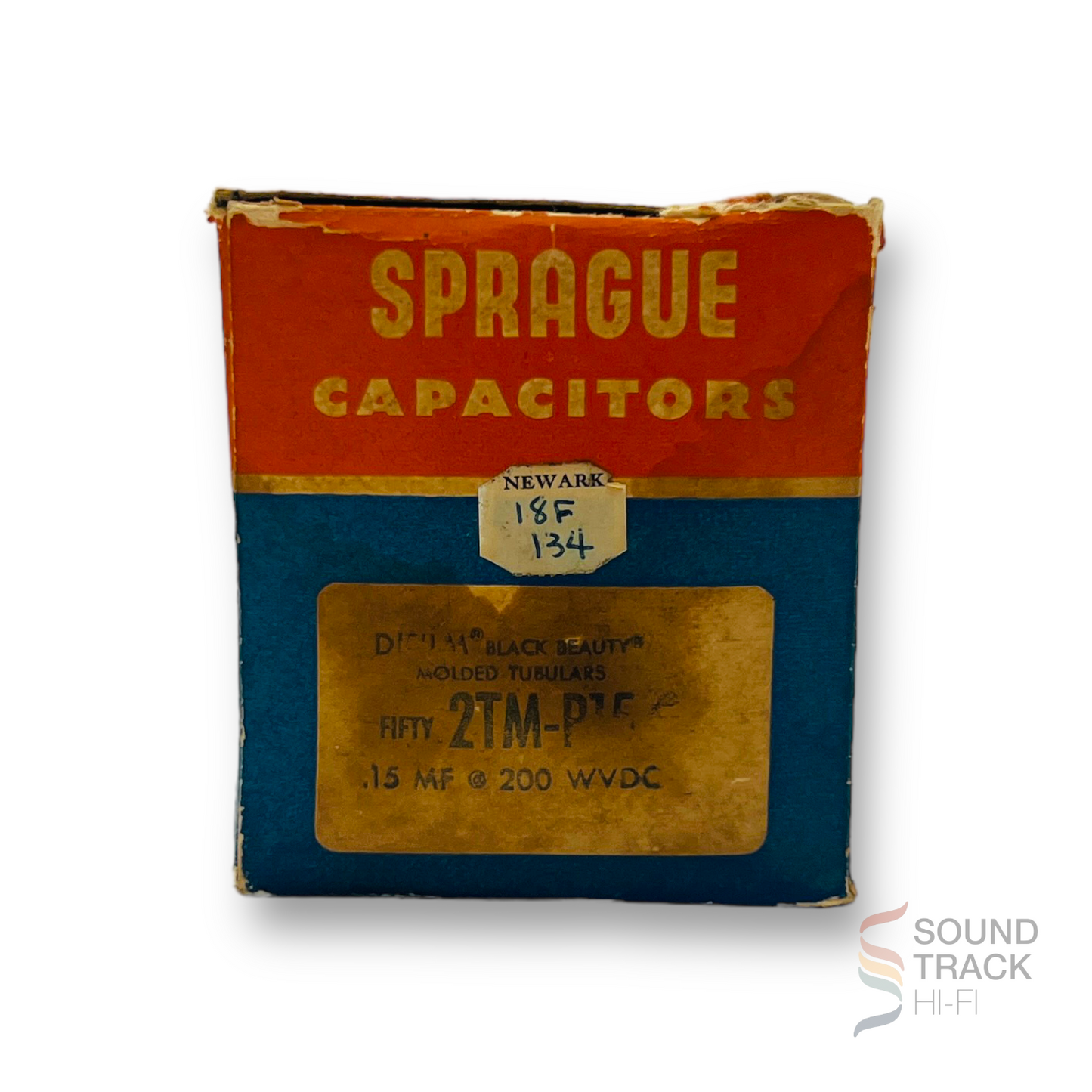 Sprague 0.15 uf 200 VDC Black Beauty Capacitors Case of 25