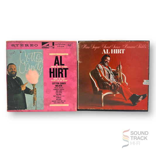 Cotton Candy, Raw Sugar Sweet Sauce Banana Pudd'n' by Al Hirt Reel Tape Lot of 2