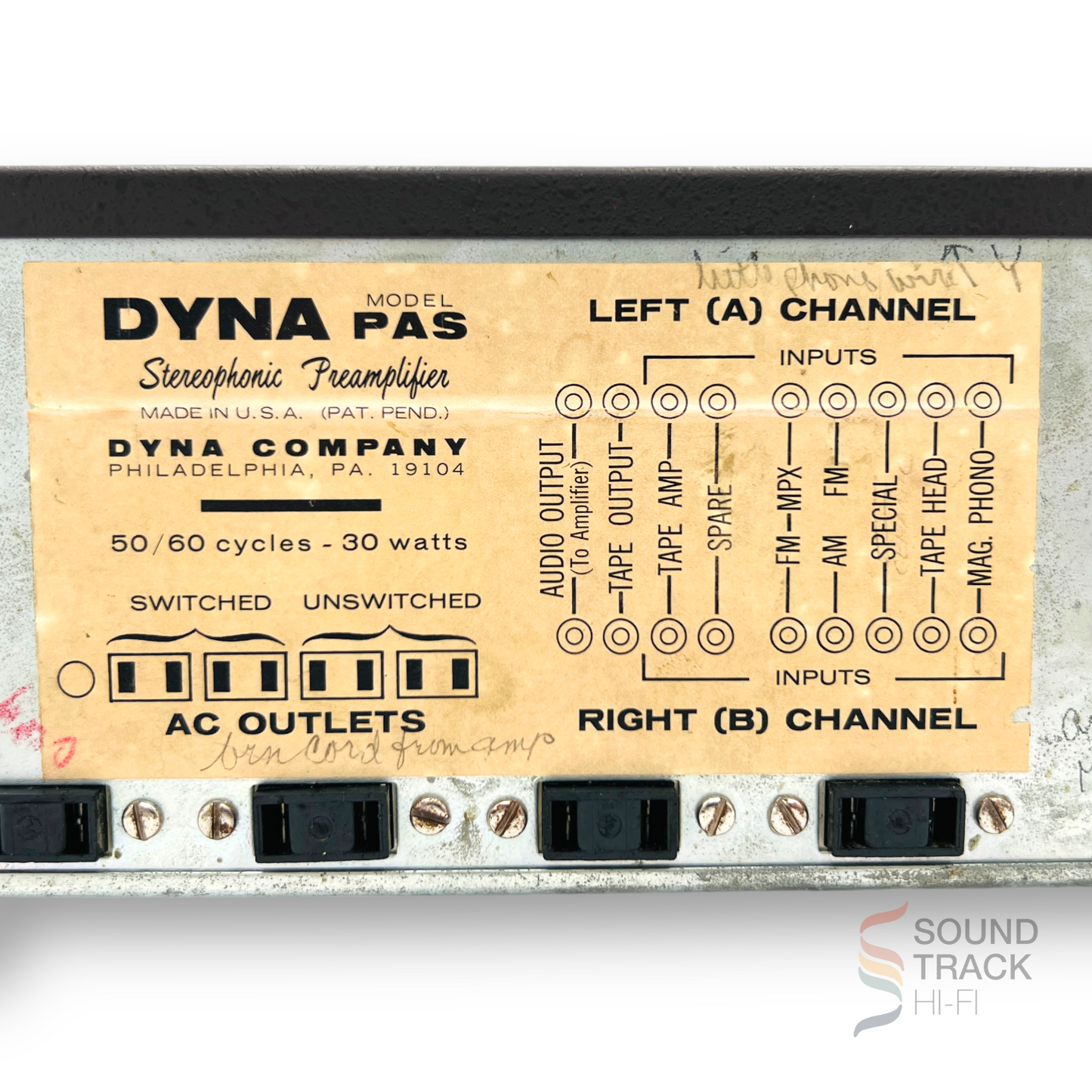 Dynaco PAS3 Chassis and Case #1