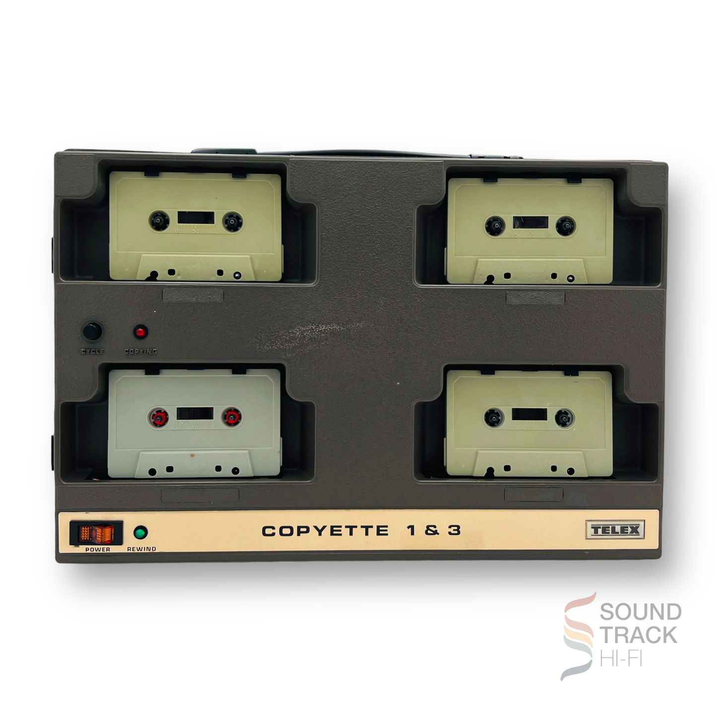 Telex Copyette 1 & 3 4 Deck Cassette Duplicator