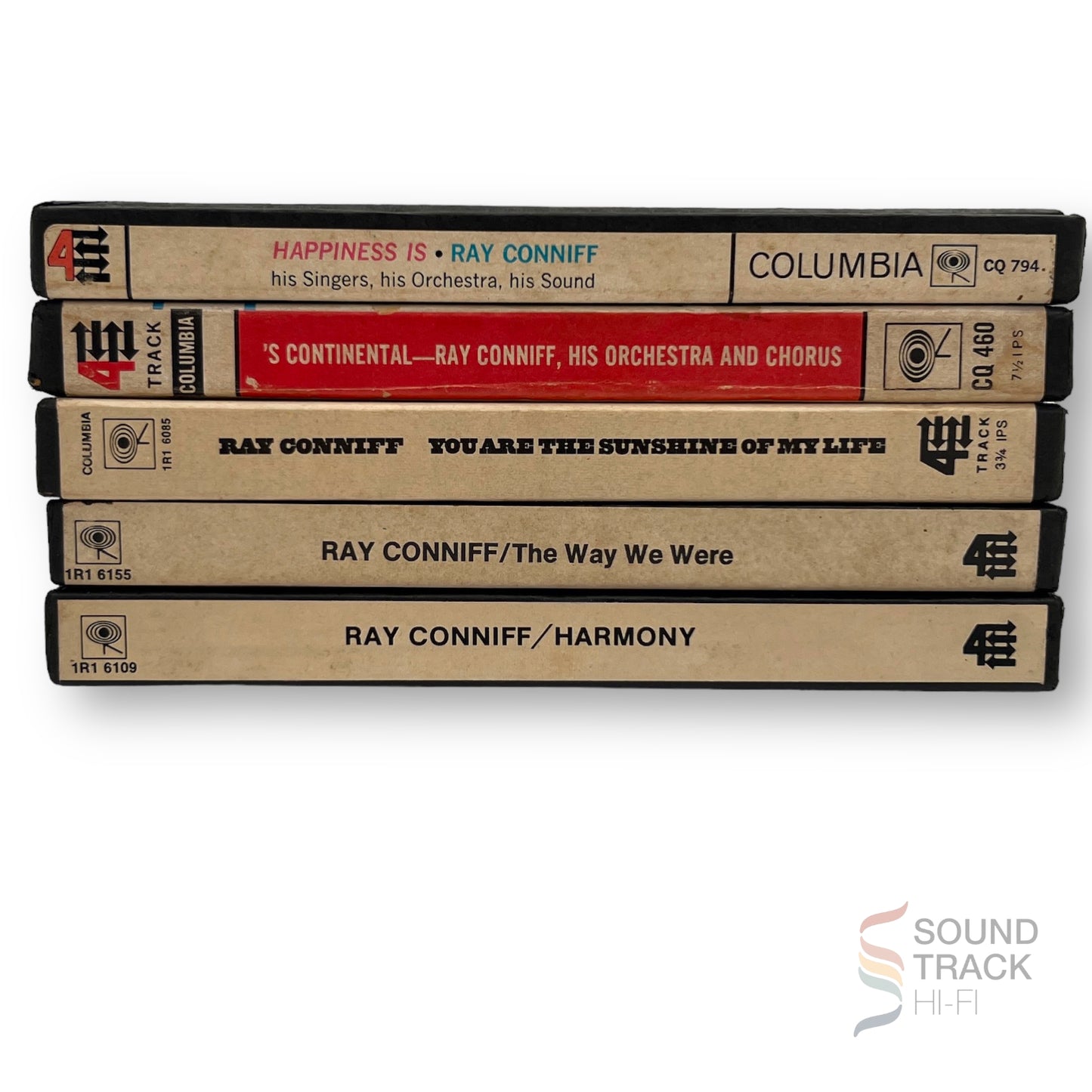 Happiness Is 'S Continental Harmony by Ray Conniff Reel To Reel Tape Lot of 5