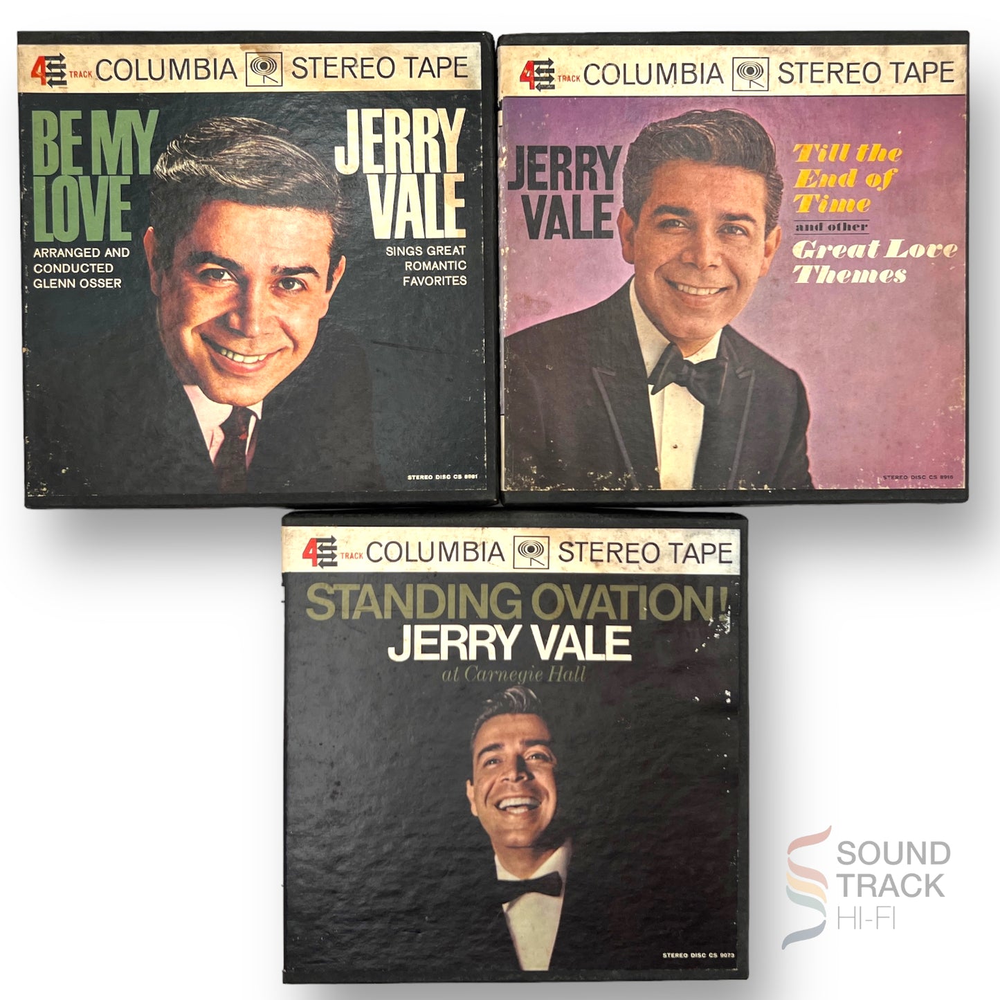 Be My Love Standing Ovation Till The End Of Time Jerry Vale Reel Tape Lot of 3