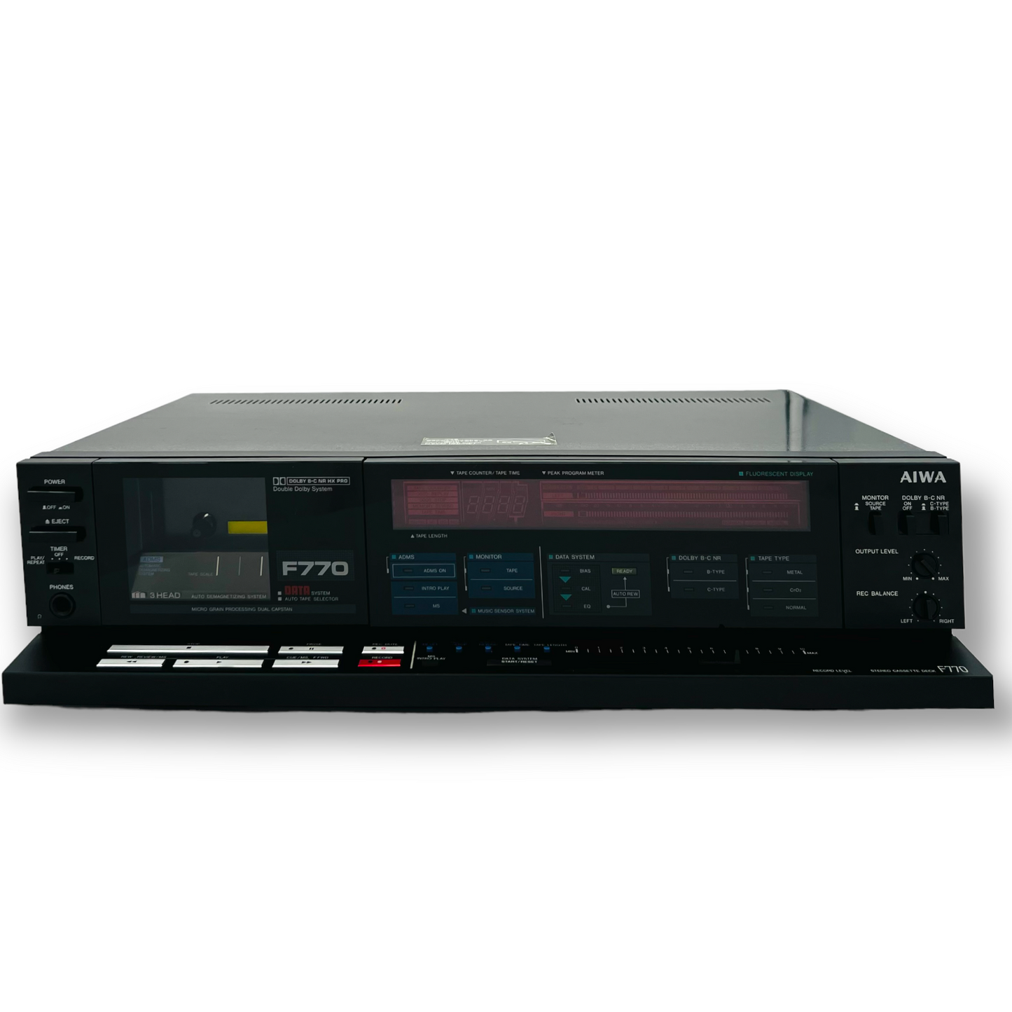 Aiwa F770 3-Head Stereo Cassette Deck