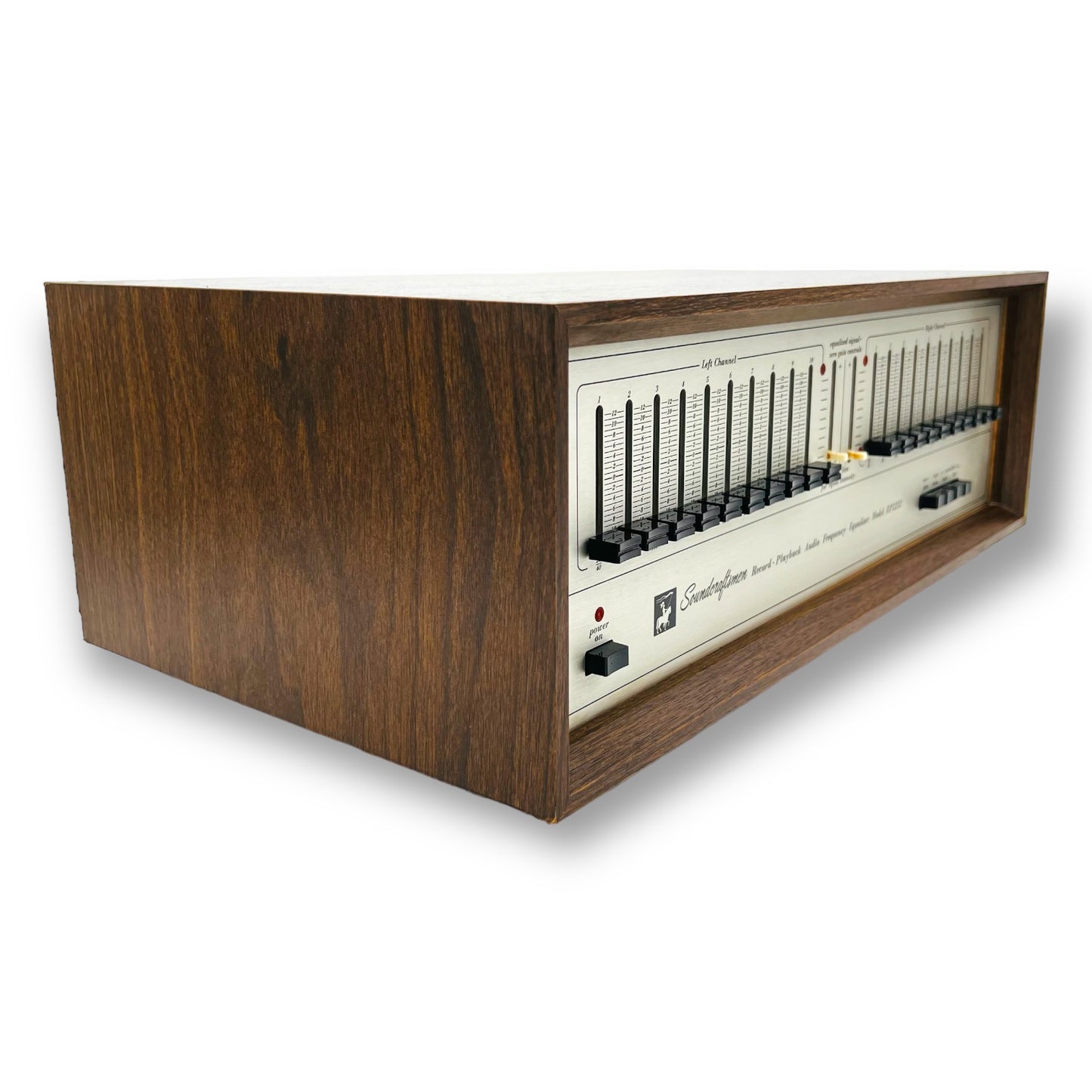 Soundcraftsman RP2212 Stereo Graphic Equalizer with Wood Case