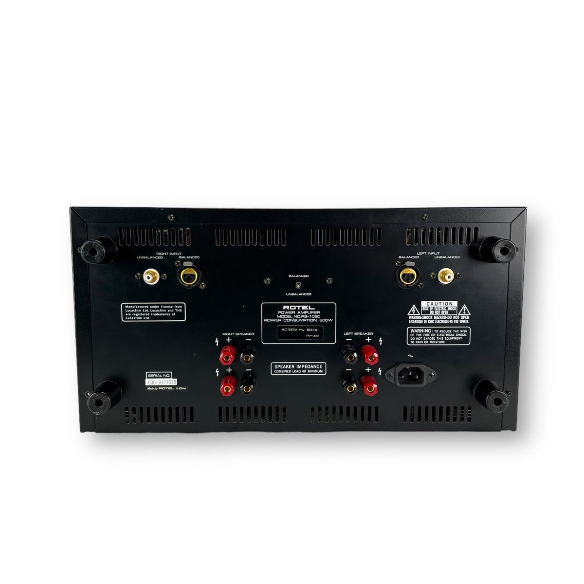 Rotel RB-1090 380 Watt Stereo Power Amplifier – Soundtrack Hi-Fi