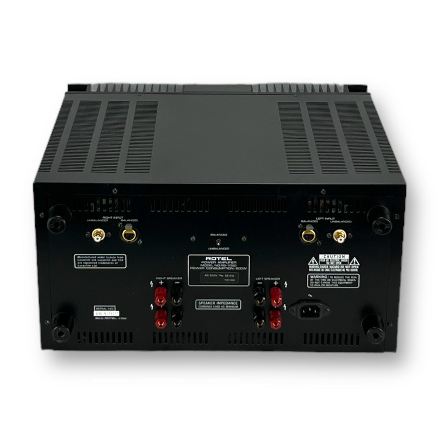 Rotel RB-1090 380 Watt Stereo Power Amplifier